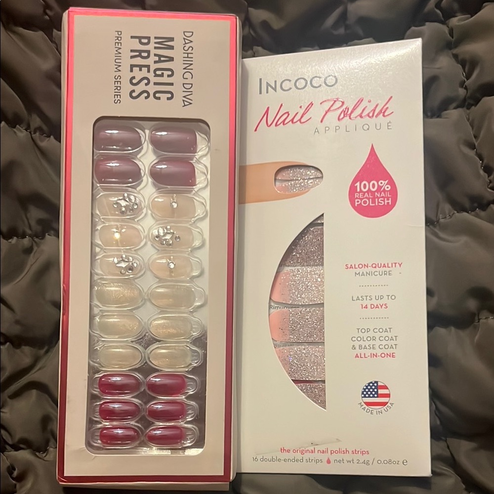 Dashing Diva Magic Press and Incoco Nail Polish Set